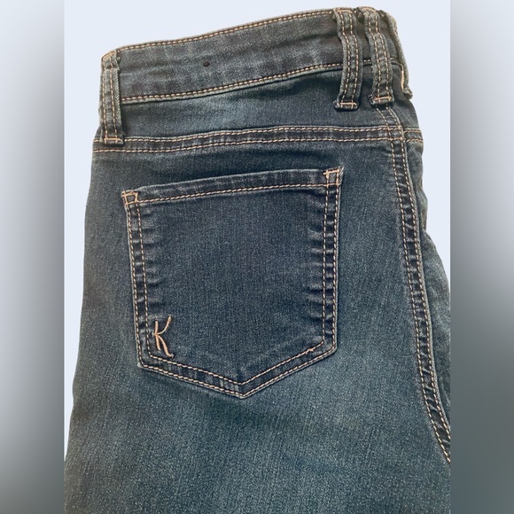 Kut From The Kloth Jeans 4 Viv Toothpick Skinny Mid Rise Medium Wash Stretch - Picture 7 of 9